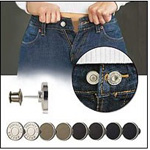 Пуговица клипса для джинсов PerfectFitButton - (набор из 8 штук)