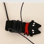 Органайзер для наушников - Черный кот