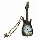 Кулон часы в форме гитары.
